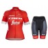 Wielershirt en Kort Fietsbroek 2018 Trek-Segafredo Dames M001