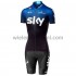 Wielershirt en Kort Fietsbroek 2019 Team Sky Dames M001