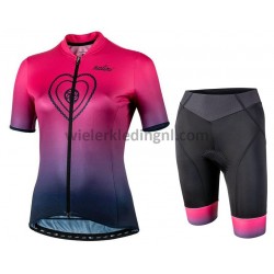 Wielershirt en Kort Fietsbroek 2021 Nalini Turin 06 Dames M002