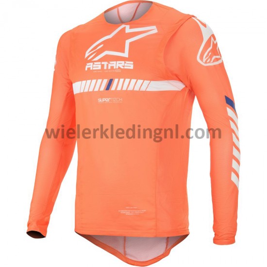 Lange Mouw MTB/Motocross Shirt 2020 Alpinestars Supertech M004