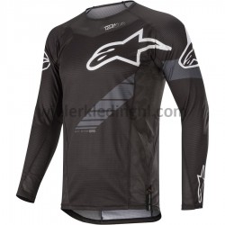 Lange Mouw MTB/Motocross Shirt 2020 Alpinestars Techstar Graphite M001