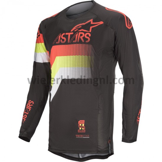 Lange Mouw MTB/Motocross Shirt 2020 Alpinestars Techstar Venom M001
