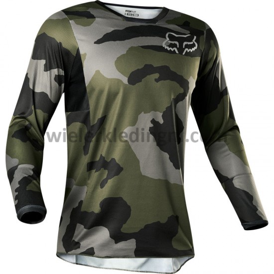 Lange Mouw MTB/Motocross Shirt 2020 Fox Racing 180 Przm Camo SE M001