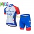 Wielershirt en Kort Fietsbroek 2021 Groupama-FDJ Kind N001