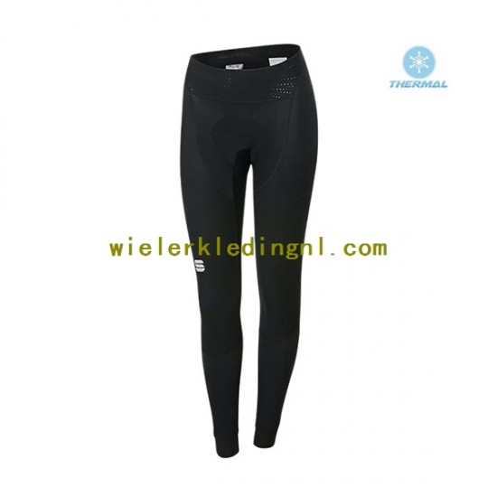 Fietsbroek Lang Winter 2021 Sportful Leaf Dame N001
