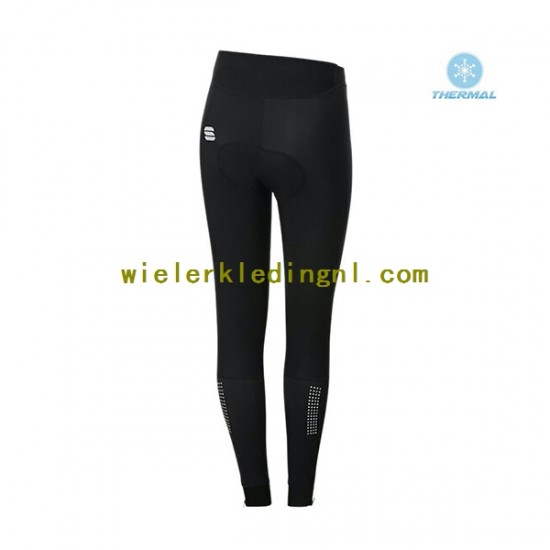 Fietsbroek Lang Winter 2021 Sportful Leaf Dame N001