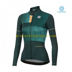 Wielershirt Winter 2021 Sportful Leaf Dame N002