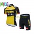 Wielershirt en Kort Fietsbroek 2021 Team Jumbo-Visma Kind N001