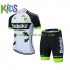 Wielershirt en Kort Fietsbroek 2021 Team Qhubeka Kind N001
