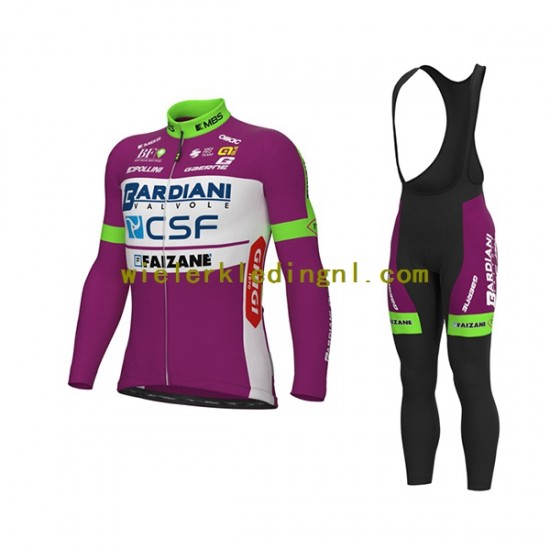 Wielershirt Lange Mouw en Lange Koersbroek 2022 Bardiani-CSF Heren N001
