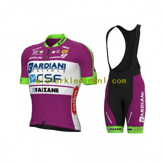 Wielershirt en Kort Koersbroek 2022 Bardiani-CSF Heren N001