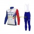Wielershirt Lange Mouw en Lange Koersbroek 2022 Groupama-FDJ Heren N001