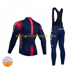 Wielershirt Lange Mouw en Lange Koersbroek Winter 2022 Ineos Grenadiers Heren N001