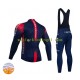 Wielershirt Lange Mouw en Lange Koersbroek Winter 2022 Ineos Grenadiers Heren N001