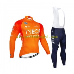 Wielershirt Lange Mouw en Lange Koersbroek 2022 Ineos Grenadiers Heren N002