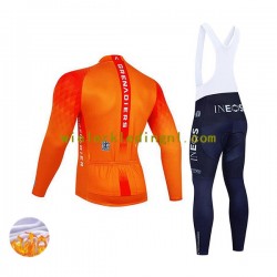 Wielershirt Lange Mouw en Lange Koersbroek Winter 2022 Ineos Grenadiers Heren N002