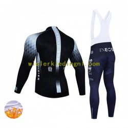 Wielershirt Lange Mouw en Lange Koersbroek Winter 2022 Ineos Grenadiers Heren N003