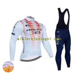Wielershirt Lange Mouw en Lange Koersbroek Winter 2022 Ineos Grenadiers Heren N004