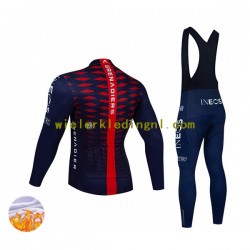 Wielershirt Lange Mouw en Lange Koersbroek Winter 2022 Ineos Grenadiers Heren N005