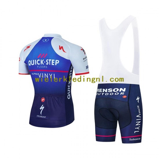Wielershirt en Kort Koersbroek 2022 Quick-Step Alpha Vinyl Team Heren N001
