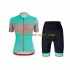 Wielershirt en Kort Fietsbroek 2022 Santini Tono Profilo Dame N001
