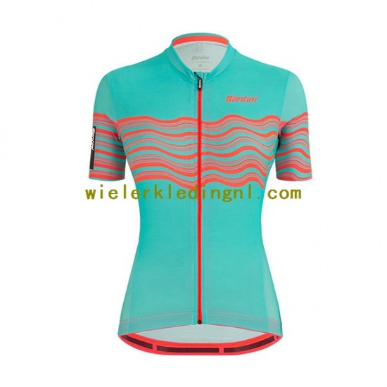 Wielershirt en Kort Fietsbroek 2022 Santini Tono Profilo Dame N001
