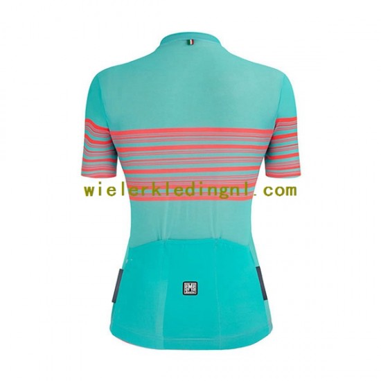 Wielershirt en Kort Fietsbroek 2022 Santini Tono Profilo Dame N001