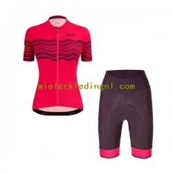 Wielershirt en Kort Fietsbroek 2022 Santini Tono Profilo Dame N002
