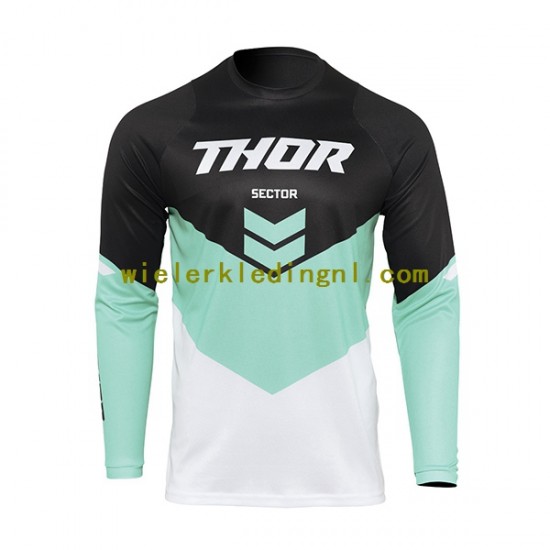 Lange Mouw MTB/Motocross Shirt 2022 THOR SECTOR CHEV Heren N004