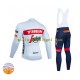 Wielershirt Lange Mouw en Lange Koersbroek Winter 2022 TREK Segafredo Heren N001
