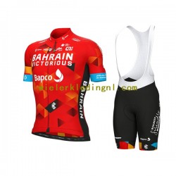 Wielershirt en Kort Koersbroek 2022 Team Bahrain Victorious Heren N001