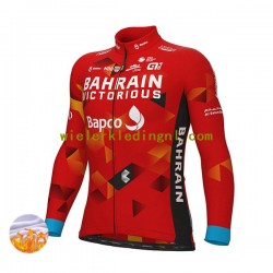 Wielershirt Winter 2022 Team Bahrain Victorious Heren N001