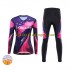 Wielershirt Lange Mouw en Fietsbroek Lang Winter Leobaiky Dame N006