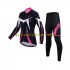 Wielershirt Lange Mouw en Fietsbroek Lang X-Tiger Dame N001